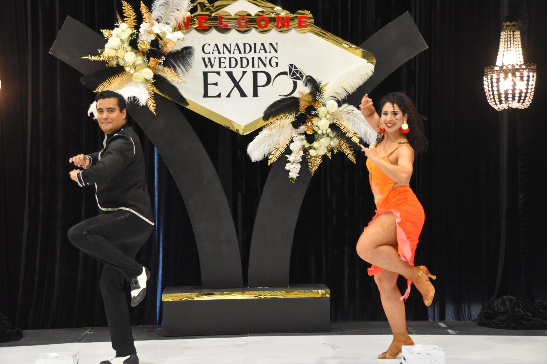Canadian Wedding Expo — Bollywood intro one leg up